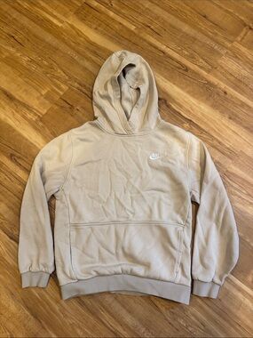 Nike Youth Beige Hooded Sweatshirt size XL
